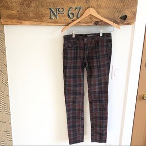 Free People plaid pants